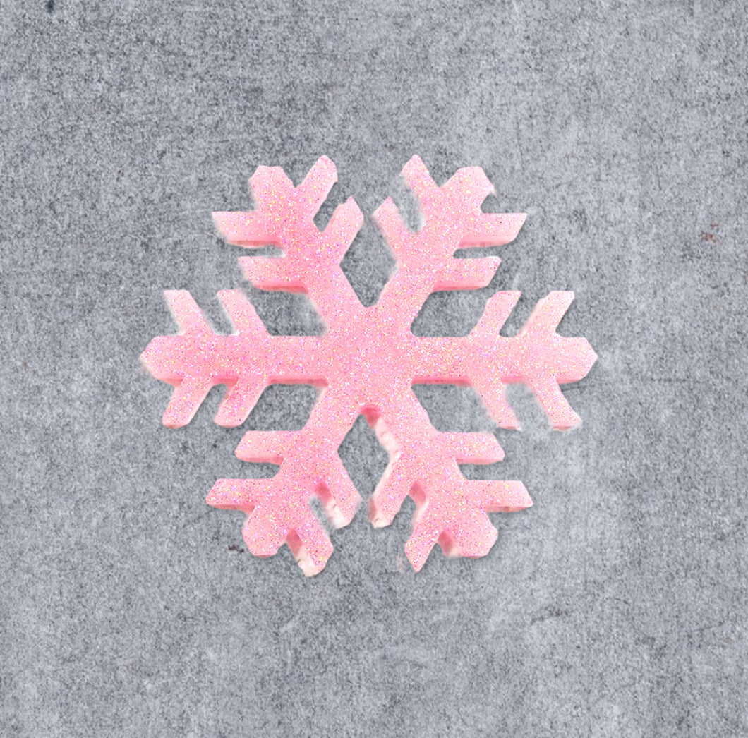 Sparkling Dreamy Soft Candy Pink Snowflake Type A(Holiday Edition)